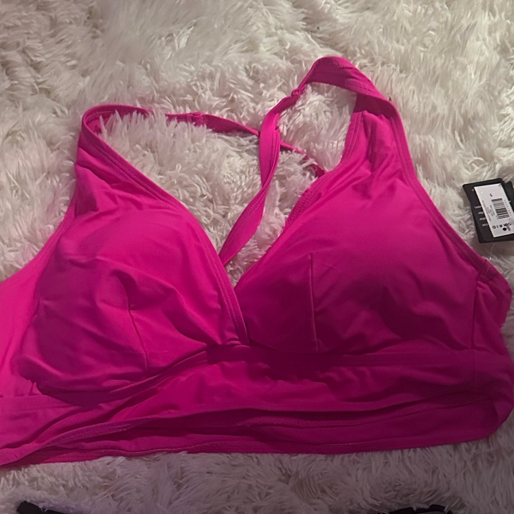 Torrid Vibrant Pink Swim set - Picture 4 of 4